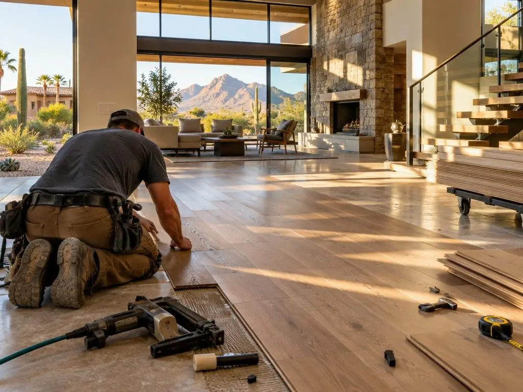 Hardwood Floor Installation in Scottsdale, AZ